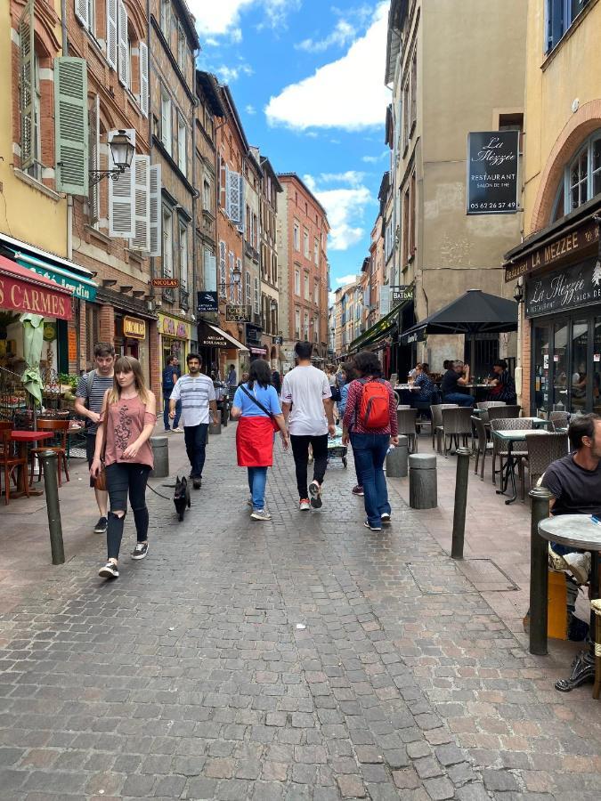 Meuble Tourisme Carmes 2 Etoiles, Entree Autonome,Wifi, Climatise, Petit Parking Prive Lägenhet Toulouse Exteriör bild