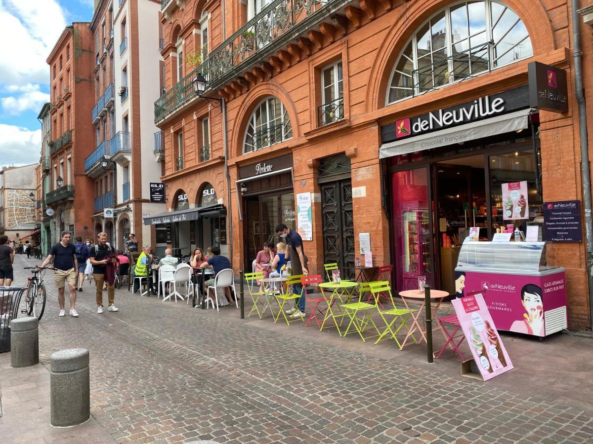 Meuble Tourisme Carmes 2 Etoiles, Entree Autonome,Wifi, Climatise, Petit Parking Prive Lägenhet Toulouse Exteriör bild